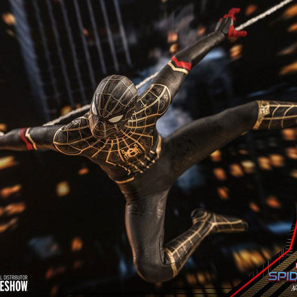 Spider-Man: No Way Home Movie Masterpiece Figurka 1/6 Spider-Man (czarno-złoty garnitur) 30 cm