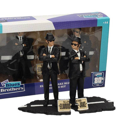Blues Brothers Movie Icons Statua 2-pak Jake &amp; Elwood 18 cm